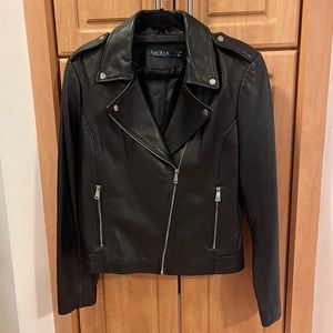 Ralph Lauren Black Leather Jacket